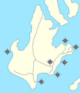 map of island